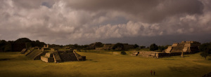 Montealban ruins at Oaxaca, Mexico