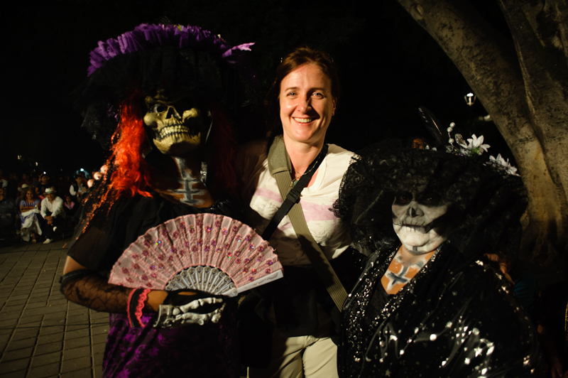 Students at Day of the Dead workshop in 2012 by Photo Xpeditions