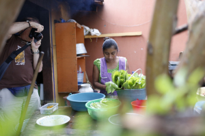 Tino Soriano with students at the Trip Day of the Dead in Mexico with Photo Xpeditions in 2013