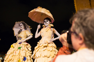 Students at the Trip Day of the Dead in Mexico with Photo Xpeditions in 2013