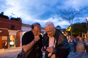 Tino Soriano with students at the Trip Day of the Dead in Mexico with Photo Xpeditions in 2013