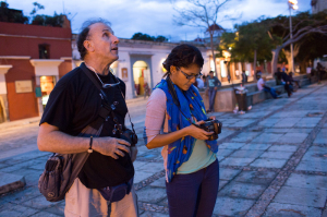 Tino Soriano with students at the Trip Day of the Dead in Mexico with Photo Xpeditions in 2013